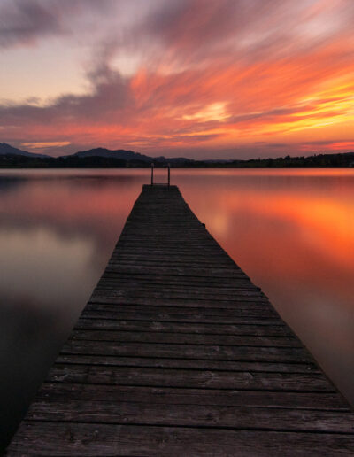 Langzeitbelichtung_füssen_hopfensee_sonnenuntergang